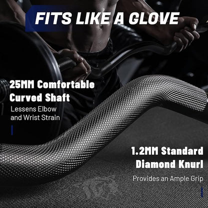 LIONSCOOL Premium 4ft/4.9ft/6ft Barbell for Strength Training and Olympic Weightlifting, 2 Inch Bar for Squats, Curls, Deadlifts, Presses, Hip Thrusts, 350lbs/500lbs/700lbs Weight Capacity