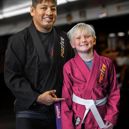 Kids Brazilian Jiu Jitsu Gi For Kids BJJ Gi Youth Grappling Kimonos Preshrunk Lightweight Martial Arts Uniform