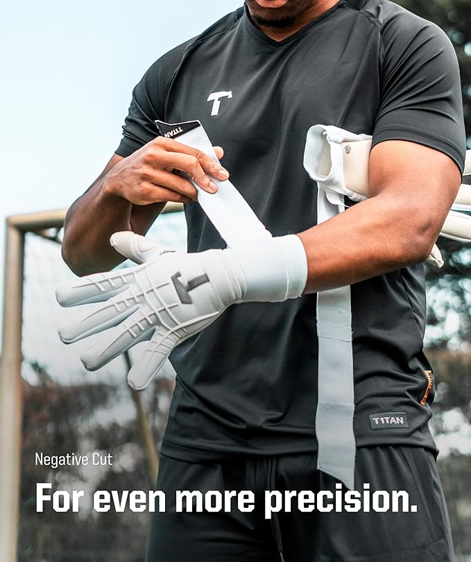 T1TAN Beast Goalkeeper Gloves - with Finger Protection - Soccer Goalie Gloves Adult - Professional Goal Keeper Gloves for Youth, Men & Women - Size 6-11