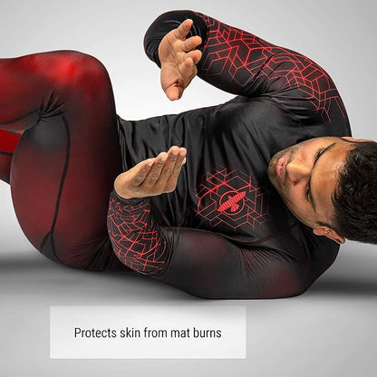 Hayabusa Geo Long Sleeve Jiu Jitsu Rashguard