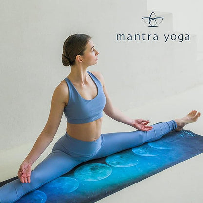 Mantra Yoga Travel PRO 1.5mm - Foldable Fitness & Exercise Mat with Bag | Lightweight, Compact & Eco-Friendly | Non-Slip & Washable | For All Types of Yoga | 72" L x 24" W | 2.6 lbs