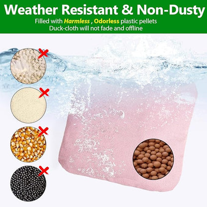 EunHo Cornhole Bags Set of 8 Regulation Size & Weight Corn Hole Bean Bags Official Professional All Weather for Tossing Game with Carry Case