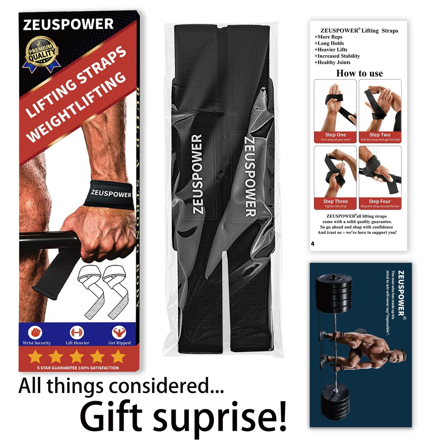 Lifting Straps Wrist Straps for Weightlifting Gym Straps Weight Lifting Deadlift Workout Women Men
