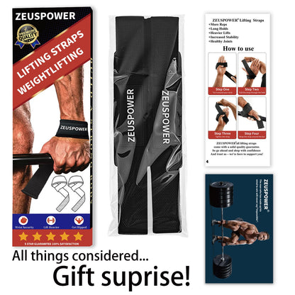 Lifting Straps Wrist Straps for Weightlifting Gym Straps Weight Lifting Deadlift Workout Women Men