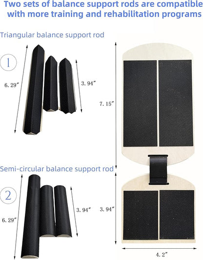 Portable Wooden Slant Board for Calf Stretching Squats Calf Stretcher Pilates Physical Therapy Equipment Adjustable Incline Board for Knees Ankle Heel Feet Leg