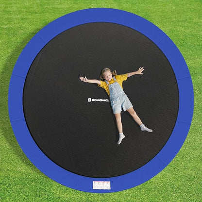 SONGMICS Trampoline Pad, 8ft 10ft 12ft 14ft 15ft Replacement Trampoline Safety Pad, Spring Cover