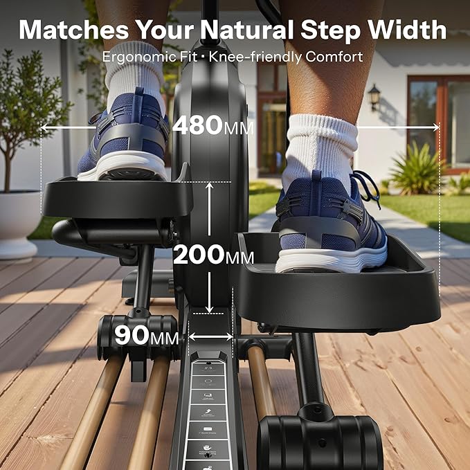 Niceday Elliptical Exercise Machines, Elliptical Machines for Home Use, Elliptical Training Machines with 20IN Stride and 32-Level Resistance, Magnetic Elliptical Machine with 20-Level Power Incline