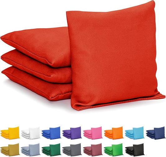 GoSports Classic Cornhole Bean Bags Set of 4-16 Colors Available - Regulation All Weather, Mix and