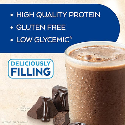 Atkins Dark Chocolate Royale Protein Shake, High Protein Shakes, Low Glycemic, Low Carb and Low Sugar Chocolate Flavored Protein Shakes, Keto Friendly, 12 Count