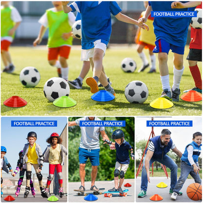 Jyongmer 15 PCS Disc Cones Training Cones with Carry Bag