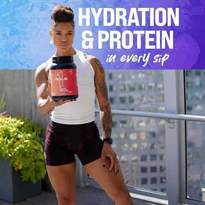 Rule 1 Clear Whey Isolate - 20g All-whey Isolate Protein, Over 9g EAAs, 300mg of Electrolyte Minerals, 90 Calories, Light, Crisp, and Refreshing Taste (27 Servings, Blue Raspberry)