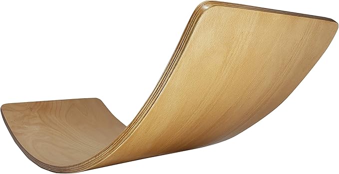 Adventure Awaits! Balance Wobble Board 2-Pack Natural Hardwood with Optional Felt Layer Included for Adventurous Kids or Yoga