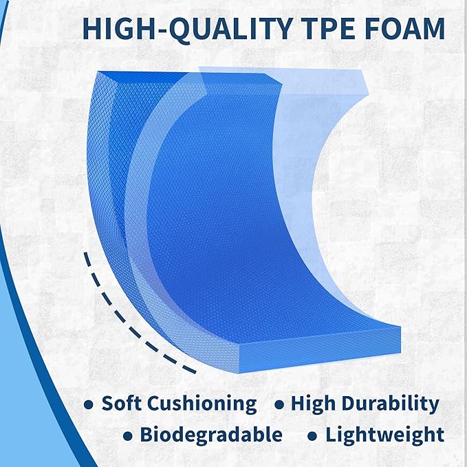 Professional Foam Balance Pad, Large Balance Pads for Physical Therapy, Foam Balance Board for Rehabilitation Stability Workout Knee and Ankle Exercise Strength Training