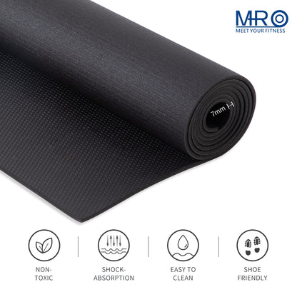 MRO Extra Large Exercise Mat For Home Gym, 15'x6'/12'x6'/9'x6'(7mm) Workout Mats for Gym Flooring