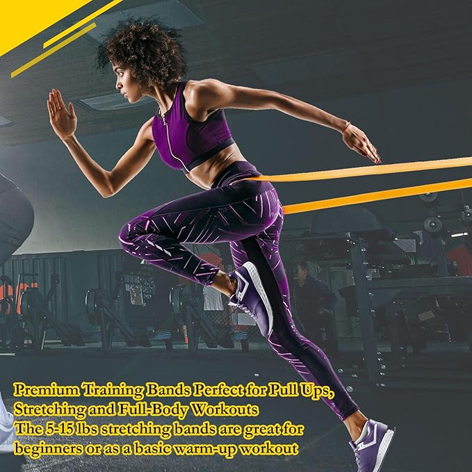 8 Pcs Resistance Bands Pull up Bands Pull up Assistance Bands Exercise Workout Bands for Working Out Muscle Training Physical Therapy Muscle Training Men and Women