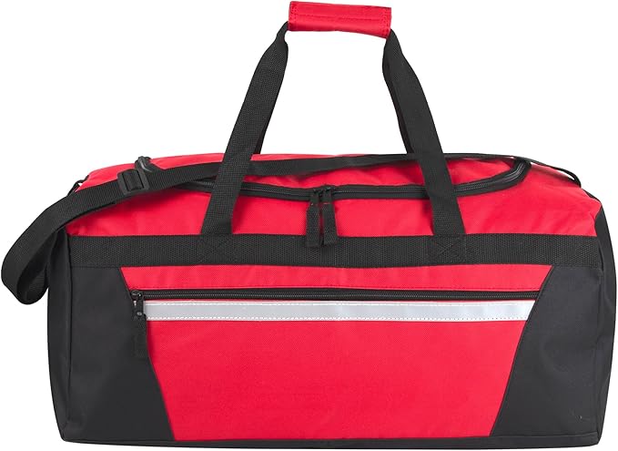 40 Liter, 22 Inch Reflective Duffle Bag with Shoulder Strap for Men, Women, Travel