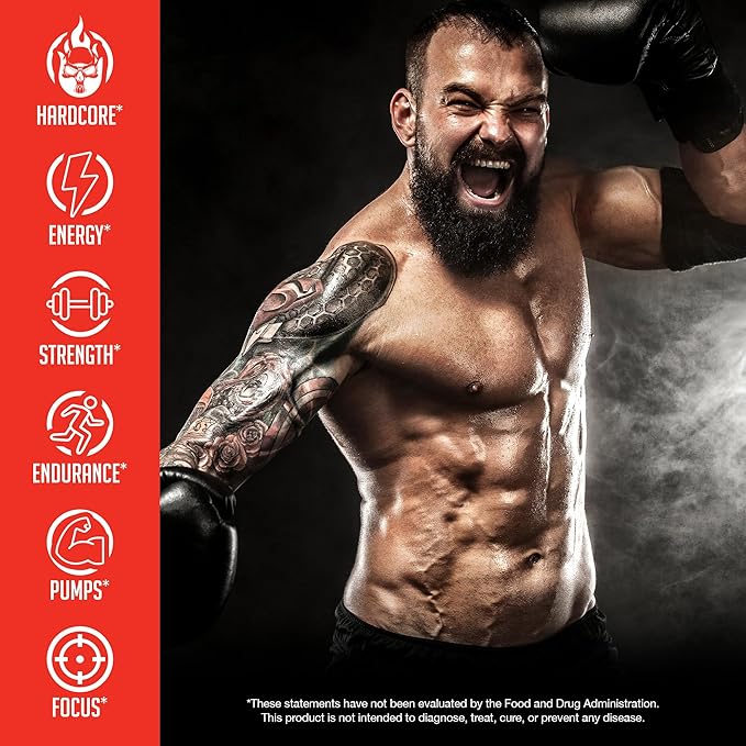 JNX SPORTS The Shadow! 350mg of Caffeine Hard Core Preworkout - Sour Candy 30 Servings | Electric Energy, Mental Focus & Superhuman Strength for Men & Women