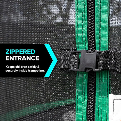 Sportspower Outdoor Trampoline with Safety Enclosure Net, 15FT