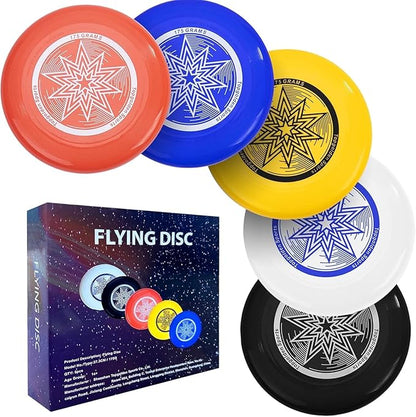 Eastgoing Outdoor Flying Disc 175 Gram, 10.75 Inch Sport Disc ，Loads of Colors Available, Suitable for Competitions, Team Flying Disc for Beach, Park, Pet, Camping and More,