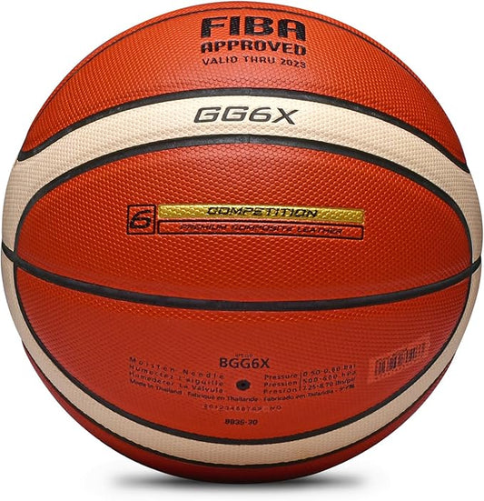 Training Soft Touch Rubber and Faux Leather Fighting Basketball, High Bounce Indoor Outdoor Basketball Gift