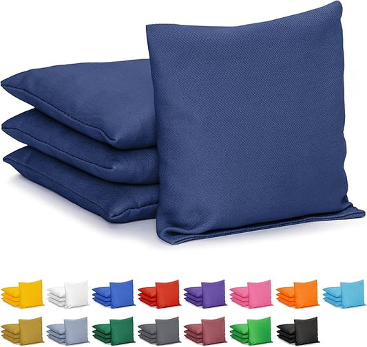 GoSports Classic Cornhole Bean Bags Set of 4-16 Colors Available - Regulation All Weather, Mix and