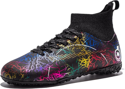 Boy Soccer Cleats Big Kids Soccer Shoes Professional Soccer Cleats Shoes,Unisex Soccer Sneakers for Little Kids Athletic