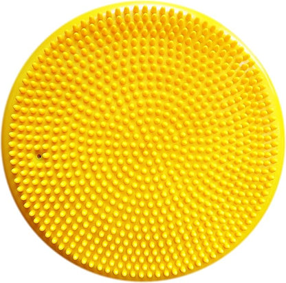 AppleRound Inflated Wobble Cushion with Hand Pump, Air Stability Board (Extra Thick), Core Balance Disc for Adults, Sensory Wiggle Seat for Kids, Flexible Seating for All Age, 13.5in / 34cm Diameter