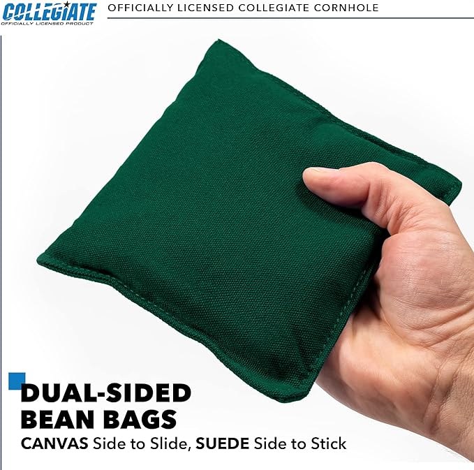 2' x 3' Solid Wood Cornhole Set with Direct Print HD Team Graphics – Great Gift for Any NCAA Fan! Bean Bag Toss Family Outdoor Games