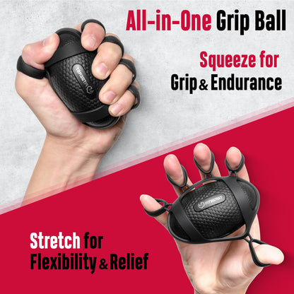 FitBeast Grip Strength Trainer, Hand Gripper Strengthener Kit - 6 Pack with Adjustable Resistance
