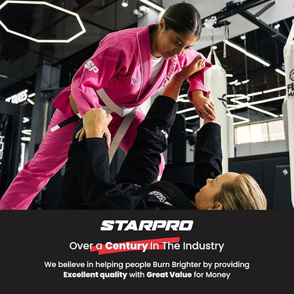 Starpro Karate Gi for Kids & Adults – Lightweight Uniform with Jacket Pants & Free Belt – Ideal for Beginners