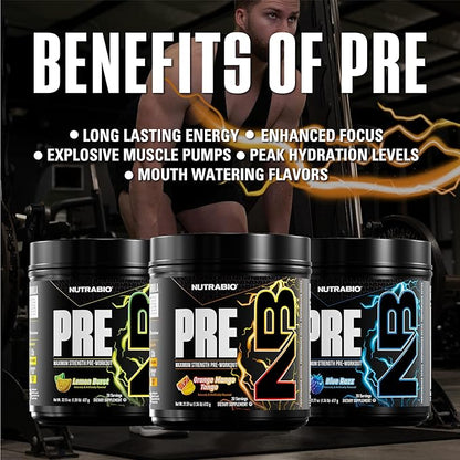 NutraBio Preworkout Powder, Orange Mango| Explosive Energy, Laser Focus, Extreme Pumps| Pre Workout for Men & Women| Performance, Endurance, Power Complex, Caffeine, Electrolytes