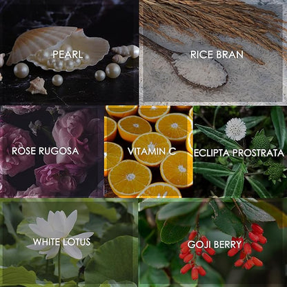 Redmint Renew Face Mask with Pearl & Vitamin C for Skin Radiance & Soften| Rooted In Ancient TCM Wisdom | Anti-Aging & Deep Hydration Sheet Mask for Glowing, Youthful Skin | 5 Sheets