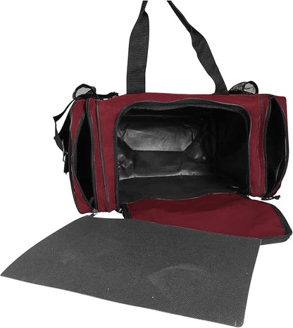 DALIX 17" Duffle Bag Dual Front Mesh Pockets (Black Gold Gray Dark Green Navy Blue Maroon Royal Blue Orange Pink Purple Red White