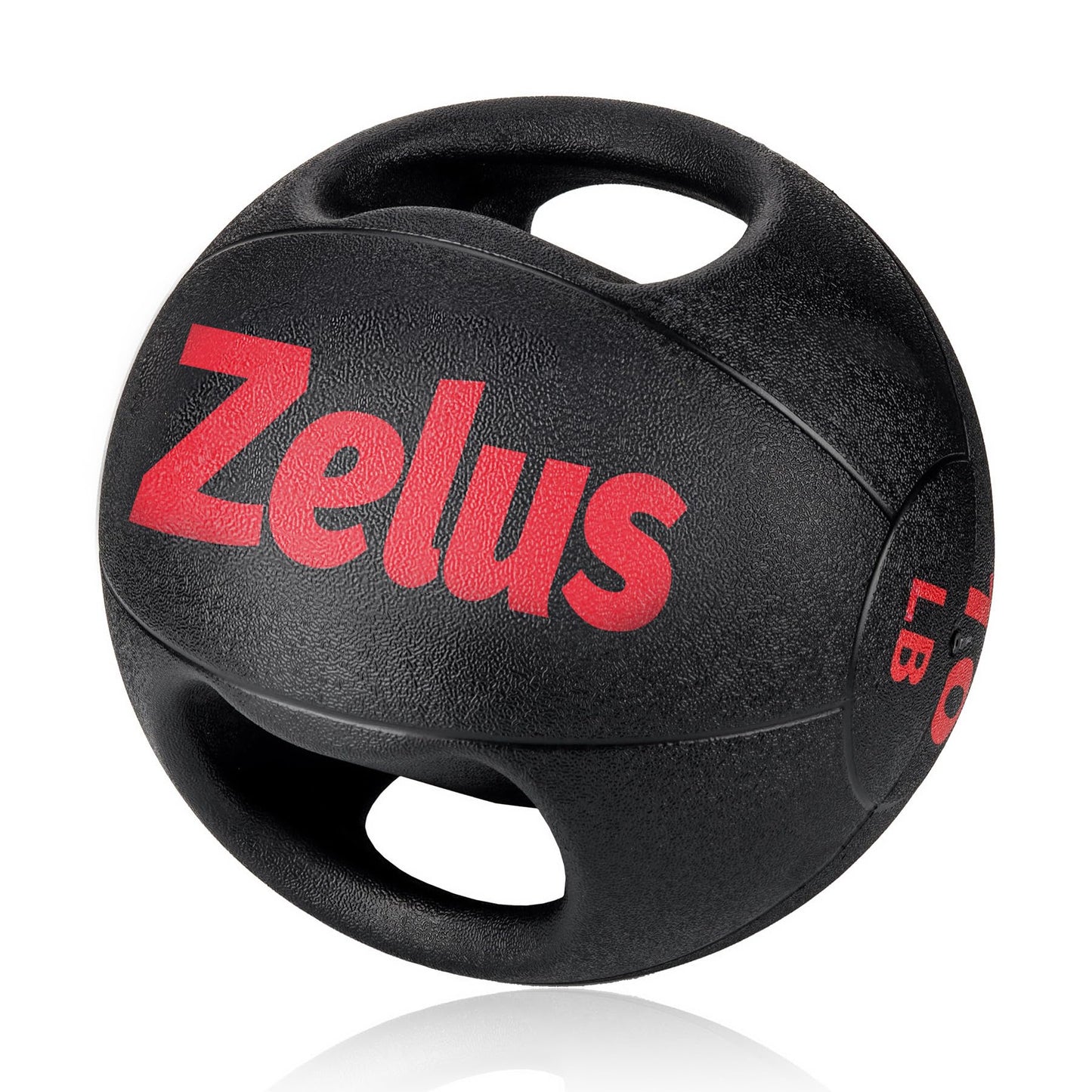 ZELUS Medicine Ball with Dual Grip| 10/20 lbs Exercise Ball |Weight Ball with