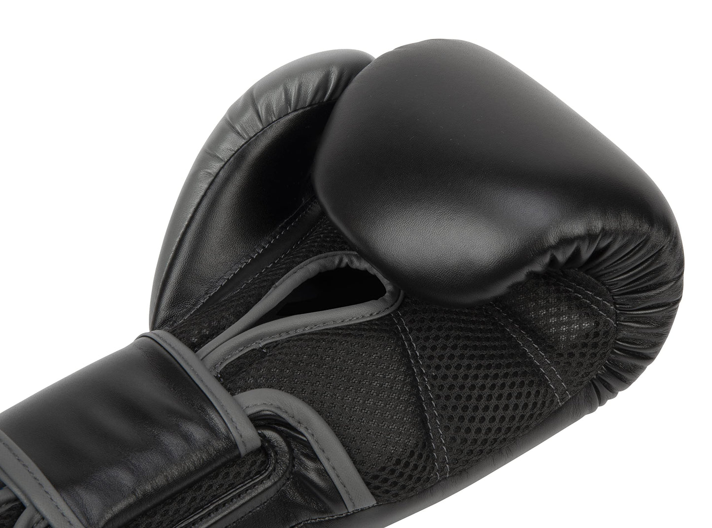 Everlast Powerlock 2 Hook Loop Boxing Gloves | Heavy Bag | Black | 16oz
