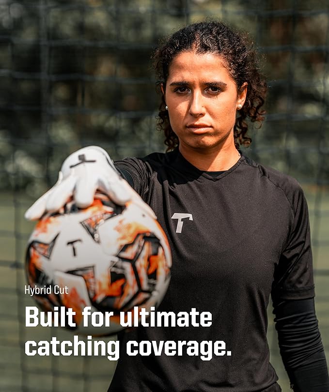 T1TAN Beast Goalkeeper Gloves - Without Finger Protection - Soccer Goalie Gloves Adult - Professional Goal Keeper Gloves for Youth, Men & Women - Size 6-11