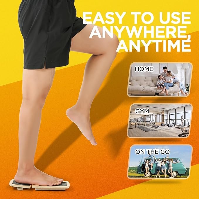 Ankle Balance Board Foot Strengthener Trainer for Sprained Ankle, Stability Exercises, Physical Therapy, Plantar Fasciitis Relief, Posture Correction, Balance Training