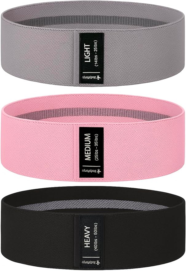 BodyForge Resistance Bands, Exercise Bands, Resistance Bands for Working Out, Work Out Bands with Handles for Men and Women Fitness, Strength Training Home Gym Equipment