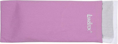 Weighted Eye Pillow - Flaxseeds & Lavender Eye Pillow Weighted for Restorative Yoga, Meditation & Stress Relief (Lavender, Scented)
