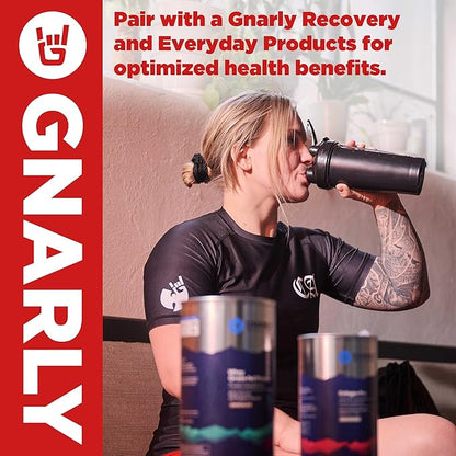 Gnarly Nutrition BCAA Powder, Berry Lemonade ??Pre-Workout BCAAS Amino Acids ??NSF Sport Certified ??Supplement to Support and Rebuild Muscle ??Berry Lemonade with Caffeine, 10.58 oz