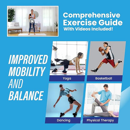 Single Leg Foot Board - Ankle & Foot Exerciser Strengthener, Physical Therapy for Sprained Ankles, Foot Stretcher for Plantar Fasciitis