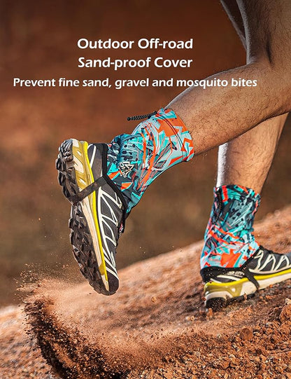 TRIWONDER Gaiters Low Gators Lightweight Waterproof Ankle Gaiters for Hiking Walking Backpacking