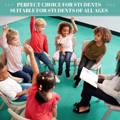 Libima 8 Pcs Wiggle Seat Inflated Wobble Cushion Sensory Seat Flexible Balance Board Balance Disc with Needle Pump for Men Women Physical Exercise Improving Posture Home Office