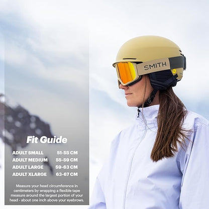 Smith Mission Helmet for Men ??Adult Snowsports Helmet with MIPS Technology + Zonal Koroyd Coverage ??Lightweight Protection for Skiing & Snowboarding