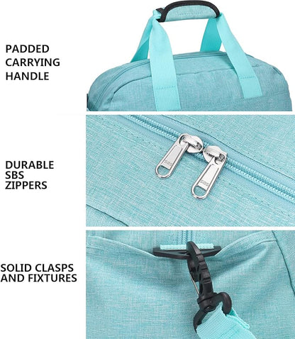 14 inch Small Gym Bag for Women & Men, Mini Duffel Bag for Travel Sports Lightweight Carry On Bag (Light Green)