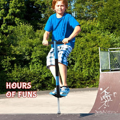 Leitee 3 Pcs Pogo Stick for Kids Age 6 and Up, Suitable for 40-80 lbs, Soft Foam Jump Stick for Beginners Kids Exercise Body Balance Keep Healthy, Outdoor