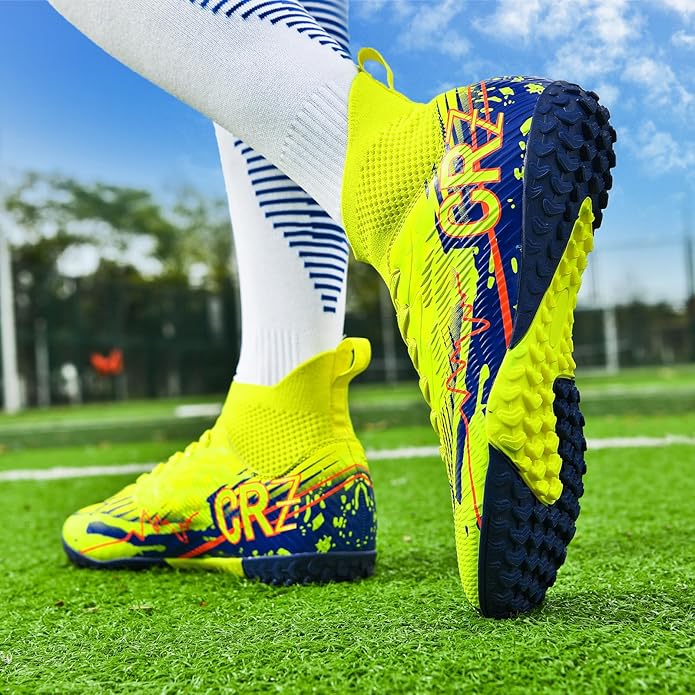 Soccer Cleats for Mens Womens Indoor Turf Soccer Shoes Youth AG TF Training Football Boots Unisex