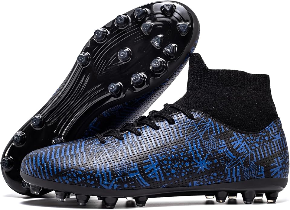 Adult Soccer Cleats Men Lightweight Football Boots Breathable Professional Sneaker Sport Athletic Ground Football Shoes