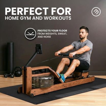 bemaxx Gym Mats Set - EVA Interlocking Foam Floor Tiles (12.6"x12.6"x0.4") Protective Gym Flooring