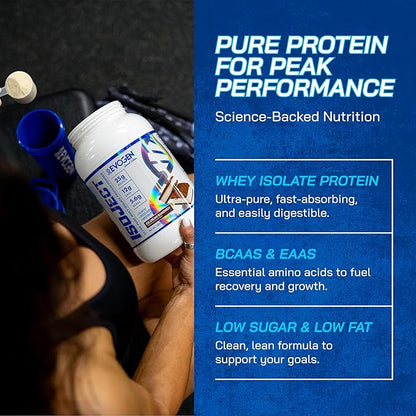 Evogen Isoject - Whey Protein Isolate | Ultra-Pure Whey Protein Powder with Ignitor Enzymes, BCAAs, and EAAs | Enhanced Absorption & Recovery | Ice Cream Sandwich | 25 Servings